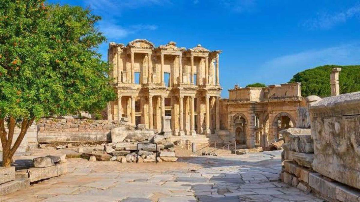 Celsus Library detail